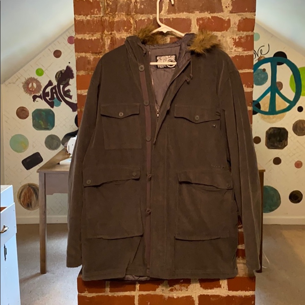 Men’s fall jacket corduroy fully lined size large.